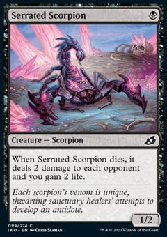 Serrated Scorpion⁣ - Ikoria: Lair of Behemoths⁣ (Common)⁣ [99]