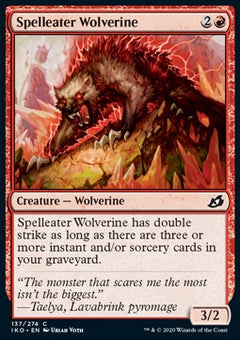 Spelleater Wolverine⁣ - Ikoria: Lair of Behemoths⁣ (Common)⁣ [137]