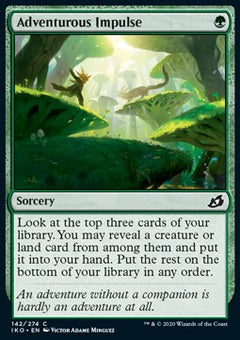 Adventurous Impulse⁣ - Ikoria: Lair of Behemoths⁣ (Common)⁣ [142]