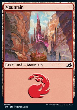 Mountain (V.2)⁣ - Ikoria: Lair of Behemoths⁣ (Land)⁣ [270]
