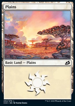 Plains (V.3)⁣ - Ikoria: Lair of Behemoths⁣ (Land)⁣ [262]