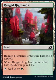 Rugged Highlands⁣ - Ikoria: Lair of Behemoths⁣ (Common)⁣ [252]