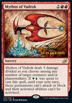 Mythos of Vadrok (V.2)⁣ - Ikoria: Lair of Behemoths: Promos⁣ (Rare)⁣ [127]