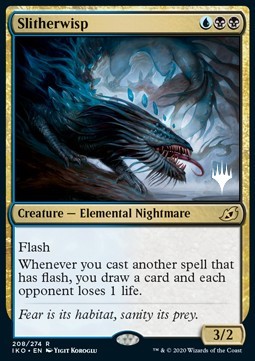 Slitherwisp (V.1)⁣ - Ikoria: Lair of Behemoths: Promos⁣ (Rare)⁣ [208]