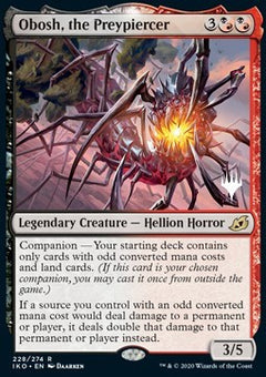 Obosh, the Preypiercer (V.1)⁣ - Ikoria: Lair of Behemoths: Promos⁣ (Rare)⁣ [228]