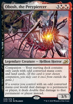 Obosh, the Preypiercer (V.1)⁣ - Ikoria: Lair of Behemoths: Promos⁣ (Rare)⁣ [228]