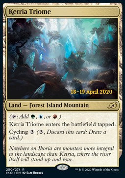 Ketria Triome (V.2)⁣ - Ikoria: Lair of Behemoths: Promos⁣ (Rare)⁣ [250]