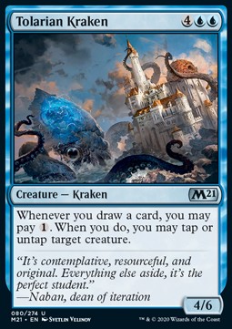 Tolarian Kraken⁣ - Core 2021⁣ (Uncommon)⁣ [80]