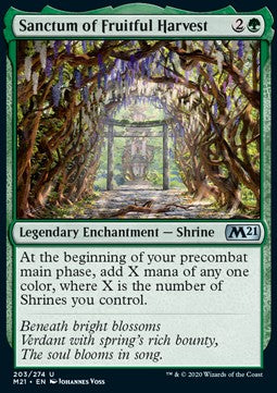 Sanctum of Fruitful Harvest - Core 2021 (Uncommon) [M21-203]