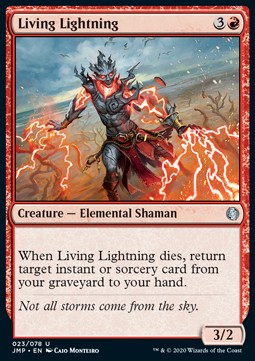 Living Lightning⁣ - Jumpstart⁣ (Uncommon)⁣ [23]