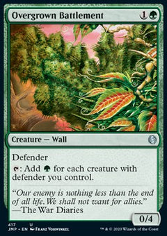 Overgrown Battlement⁣ - Jumpstart⁣ (Uncommon)⁣ [417]