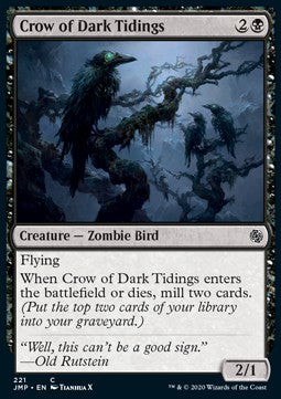 Crow of Dark Tidings⁣ - Jumpstart⁣ (Common)⁣ [221]