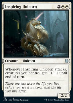 Inspiring Unicorn⁣ - Jumpstart⁣ (Uncommon)⁣ [112]
