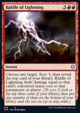 Riddle of Lightning⁣ - Jumpstart⁣ (Uncommon)⁣ [359]