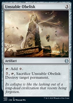 Unstable Obelisk⁣ - Jumpstart⁣ (Uncommon)⁣ [489]