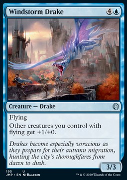 Windstorm Drake⁣ - Jumpstart⁣ (Uncommon)⁣ [195]