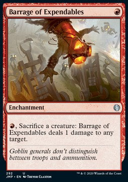 Barrage of Expendables⁣ - Jumpstart⁣ (Uncommon)⁣ [292]