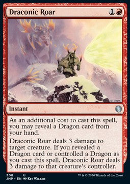 Draconic Roar⁣ - Jumpstart⁣ (Uncommon)⁣ [308]