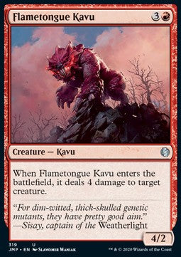 Flametongue Kavu⁣ - Jumpstart⁣ (Uncommon)⁣ [319]