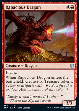 Rapacious Dragon⁣ - Jumpstart⁣ (Uncommon)⁣ [358]