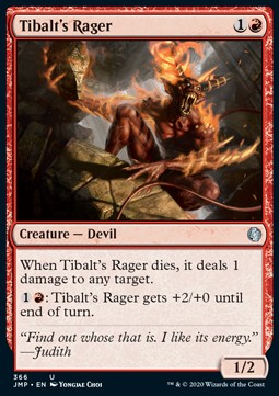 Tibalt's Rager⁣ - Jumpstart⁣ (Uncommon)⁣ [366]