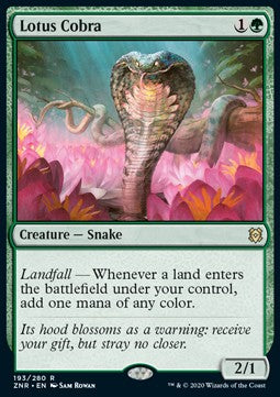 Lotus Cobra⁣ - Zendikar Rising⁣ (Rare)⁣ [193]