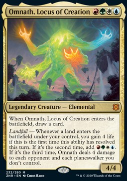 Omnath, Locus of Creation⁣ - Zendikar Rising⁣ (Mythic)⁣ [232]