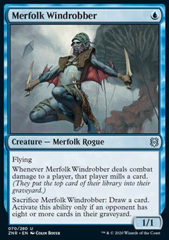 Merfolk Windrobber⁣ - Zendikar Rising⁣ (Uncommon)⁣ [70]