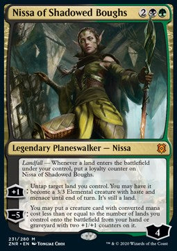 Nissa of Shadowed Boughs⁣ - Zendikar Rising⁣ (Mythic)⁣ [231]