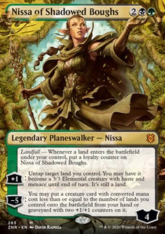 Nissa of Shadowed Boughs⁣ - Zendikar Rising: Extras⁣ (Mythic)⁣ [283]