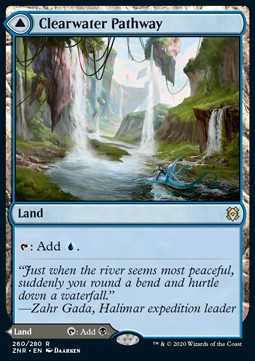 Clearwater Pathway // Murkwater Pathway⁣ - Zendikar Rising⁣ (Rare)⁣ [260]