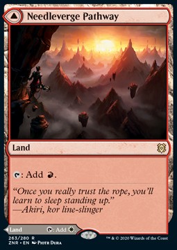 Needleverge Pathway // Pillarverge Pathway⁣ - Zendikar Rising⁣ (Rare)⁣ [263]