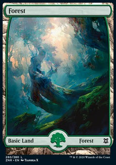 Forest (V.3)⁣ - Zendikar Rising⁣ (Land)⁣ [280]