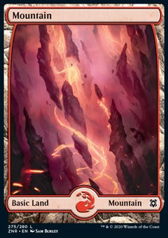 Mountain (V.1)⁣ - Zendikar Rising⁣ (Land)⁣ [275]