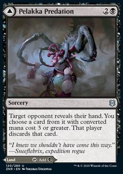 Pelakka Predation // Pelakka Caverns⁣ - Zendikar Rising⁣ (Uncommon)⁣ [120]