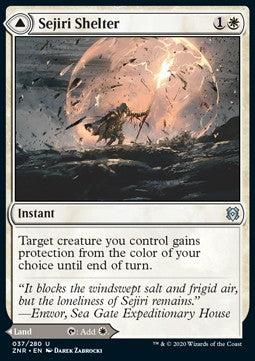 Sejiri Shelter // Sejiri Glacier⁣ - Zendikar Rising⁣ (Uncommon)⁣ [37]