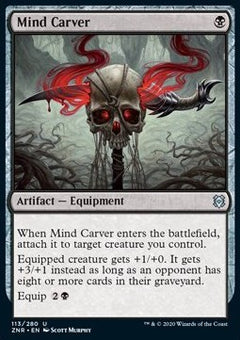 Mind Carver⁣ - Zendikar Rising⁣ (Uncommon)⁣ [113]