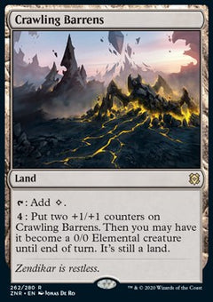 Crawling Barrens⁣ - Zendikar Rising⁣ (Rare)⁣ [262]