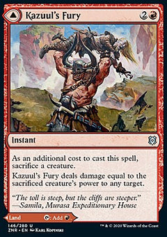 Kazuul's Fury // Kazuul's Cliffs⁣ - Zendikar Rising⁣ (Uncommon)⁣ [146]