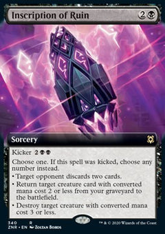 Inscription of Ruin⁣ - Zendikar Rising: Extras⁣ (Rare)⁣ [340]