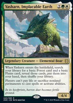 Yasharn, Implacable Earth⁣ - Zendikar Rising⁣ (Rare)⁣ [240]