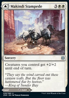 Makindi Stampede // Makindi Mesas⁣ - Zendikar Rising⁣ (Uncommon)⁣ [26]