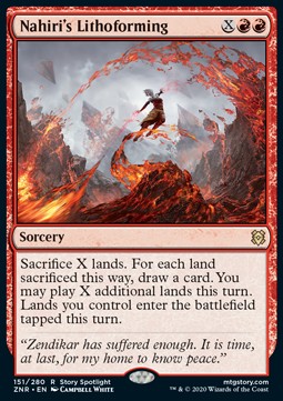 Nahiri's Lithoforming⁣ - Zendikar Rising⁣ (Rare)⁣ [151]