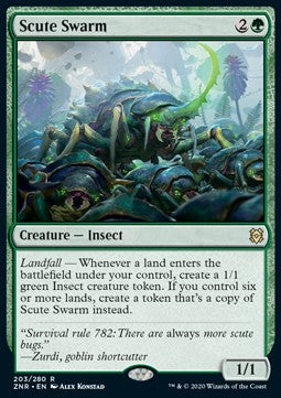 Scute Swarm⁣ - Zendikar Rising⁣ (Rare)⁣ [203]