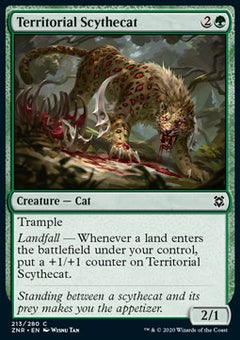 Territorial Scythecat⁣ - Zendikar Rising⁣ (Common)⁣ [213]