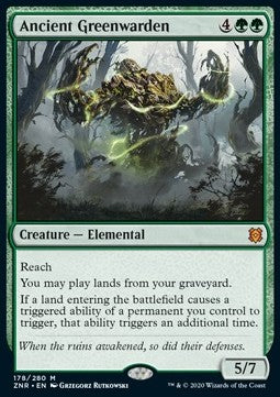 Ancient Greenwarden⁣ - Zendikar Rising⁣ (Mythic)⁣ [178]