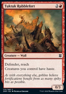 Tuktuk Rubblefort⁣ - Zendikar Rising⁣ (Common)⁣ [173]
