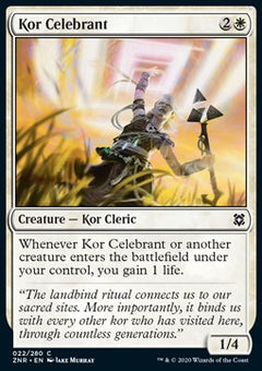 Kor Celebrant⁣ - Zendikar Rising⁣ (Common)⁣ [22]