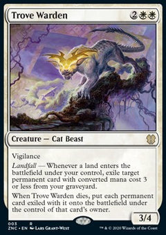 Trove Warden⁣ - Commander: Zendikar Rising⁣ (Rare)⁣ [3]