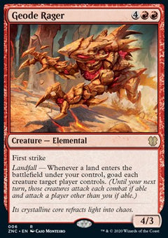 Geode Rager⁣ - Commander: Zendikar Rising⁣ (Rare)⁣ [6]